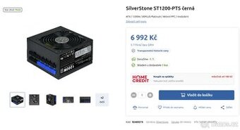 Počítačový zdroj 1200W Platinum 80+ Silverstone - 1