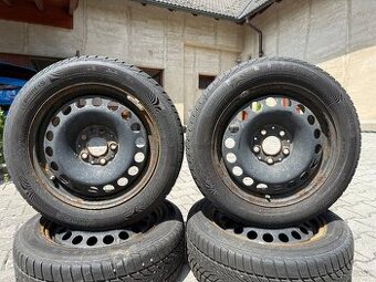 PLECHOVE DISKY 5X112 R16 + ZIMNI PNEU 205/55 R16