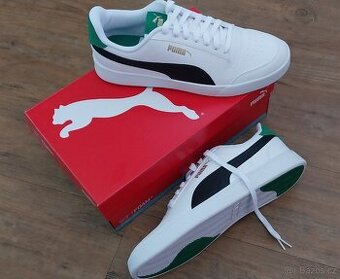 Boty Puma Shuffle white-black-gold-green