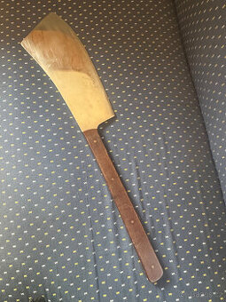 RETRO řeznický sekáč na půlení dobytka VELKÝ 72cm