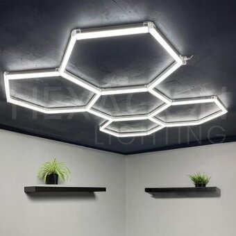 Hexagon LED světlo, 5 ks, volitelná teplota světla