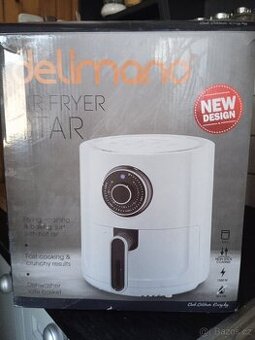 Delimano - horkovzdušná fritéza air fryer star white