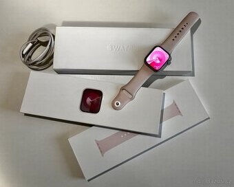 Apple Watch Series 9 (41mm) růžový hliník se světle růžovým