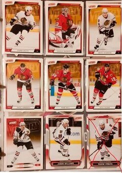NHL hokejové karty VICTORY - 621 ks - TOP STAV