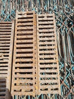 Litinový rošt, můstkový rošt 500 x 150 mm, 3 ks