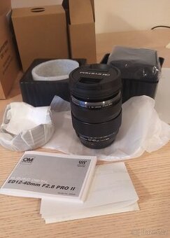 Olympus 12-40 mm F2.8 PRO MK2 – NOVÝ, v záruce
