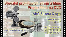 Přepis VHS kazet  za 100 Kč za dvě hodiny