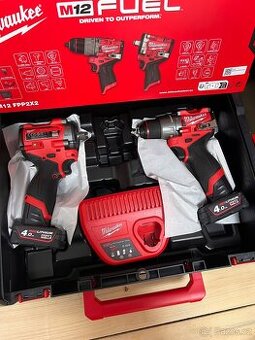 Milwaukee M12 Sada M12FPP2X2-402X: M12 FPD2+ FCIWF12 nová