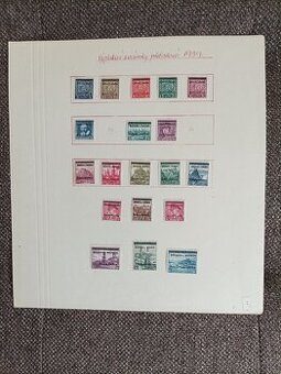 Sbírka známek "Protektorát Čechy a Morava 1938-45"