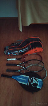 Značková tenis taška a rakety