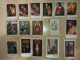 Kartičky 35x - staré upomínky z církevních poutí