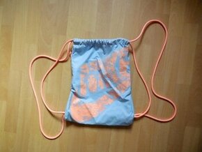 Nike šedomodrooranžový batoh vak nápis šusťák - 1