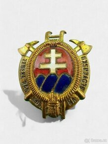 Odznak - Zemská Hasičská Jednota - Slovenský stát