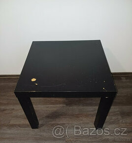 Černý stolek 55x55 cm