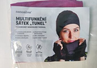 Nový multifunkční šátek/tunel Nanosilver