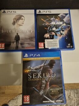 Hry na ps5, ps4 silent hill 2/stellar blade/sekiro GOTY