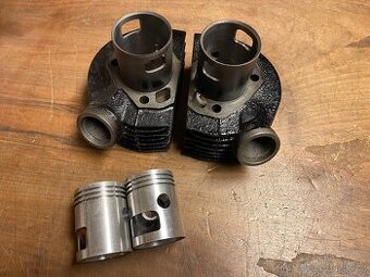 Jawa 350/18 Perak - valce motoru po renovaci