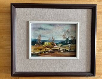 Obraz Jaroslav Matějka, Podzimní motiv, olej 30x36