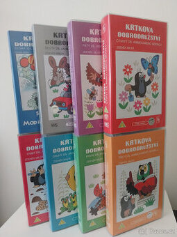 VHS Krtkova dobrodružství, komplet 8 ks - 1