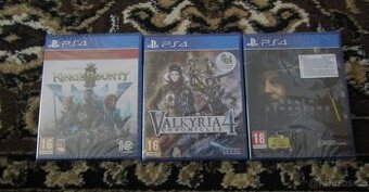 Nové originálně zabalené hry na Playstation 4.