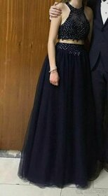 Plesové/maturitní dvoudílné šaty