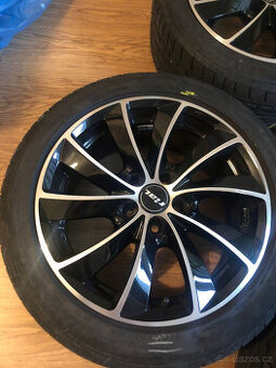 PĚKNÁ ALU KOLA RIAL 5x100 R16 + LETNÍ PNEU 215/45 R16