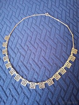 Art Deco double náhrdelník