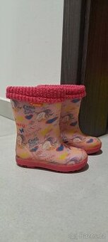 Dětské zateplené holínky Demar HAWAI LUX PRINT vel. 22-23