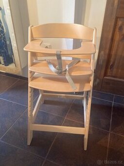 Dětská rostoucí dřevěná židle