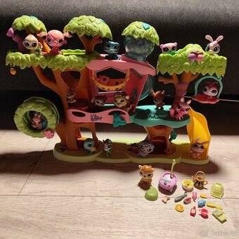 LPS stromový dům zvířátka a doplňky