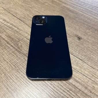 iPhone 14 Plus 128GB černý, pěkný stav, 12 měsíců záruka