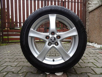 ZÁNOVNÍ ZIMNÍ ALU 17" 5x112 pneu 215/55R17 Superb, Passat