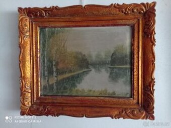 3 obrazy olejomalby kus 3000