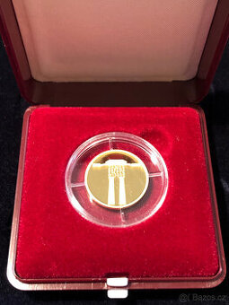 zlatá mince Empír - zámek Kačina  proof DSA