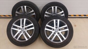 Alu kola 5x112 r16 originál vw Golf Touran letní pneu