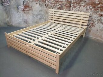 Manželská postel 180x200 s roštem