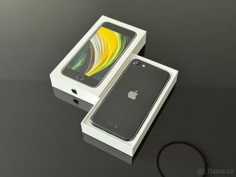 iPhone SE 2 (2020) Black 64 GB – 86 % baterie, TOP stav