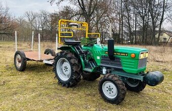 Vyvážečka za traktor, vlek do lesa na dřevo