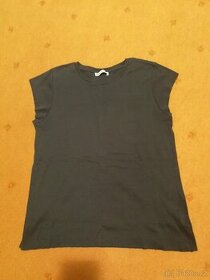 Dámské šedé tričko Zara - velikost M