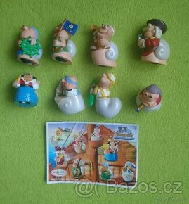 Kinder figurky -sada šneci-piráti  1x BPZ