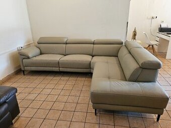 KOŽENÁ SEDACÍ SOUPRAVA-ROHOVÁ