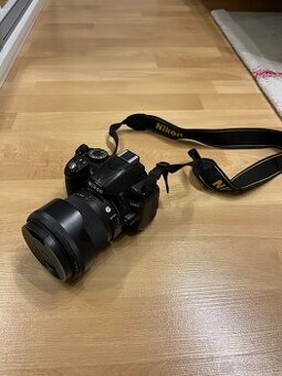Nikon D3100 + objektiv Sigma 17–70 mm