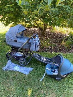 ☘️KOČÁREK Inglesina Quad SYSTEM ASCOTT green, autosedacka +