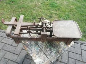 Stará retro misková váha II