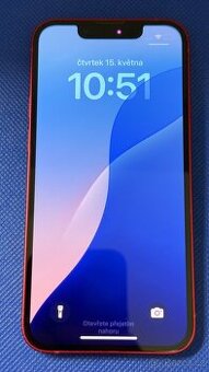 iPhone 13 mini 128GB Red, krásný stav s krabičkou