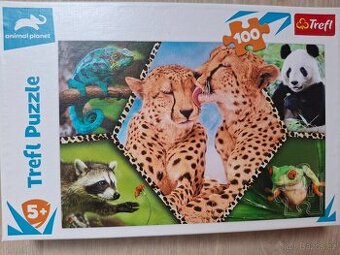 Prodám puzzle zvířátka 100 dílů od 5 let