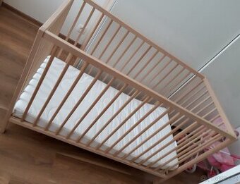 Dětská postýlka+matrace z Ikea,NOVÉ