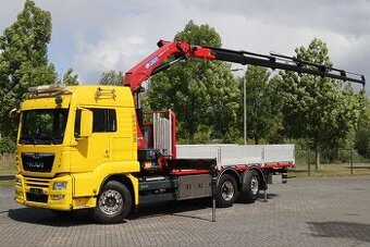 MAN TGS 26.500 6x2 - valník s hydraulickou rukou HMF