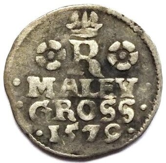 Rudolf II.,malý groš 1579,mincovna Praha,mincmistr Gebhart - 1