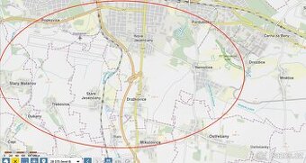 ISO pozemek - Nové Jesenčany, Dražkovice